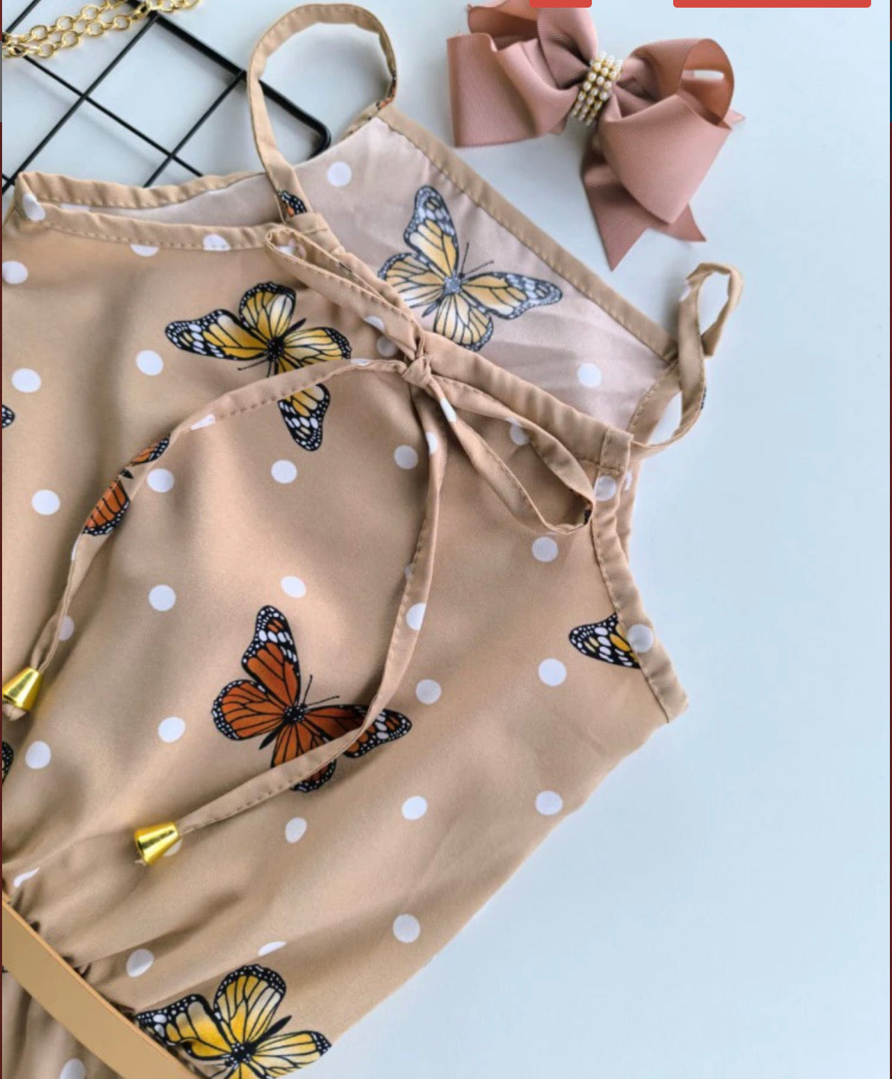 ES046 Butterfly Romper