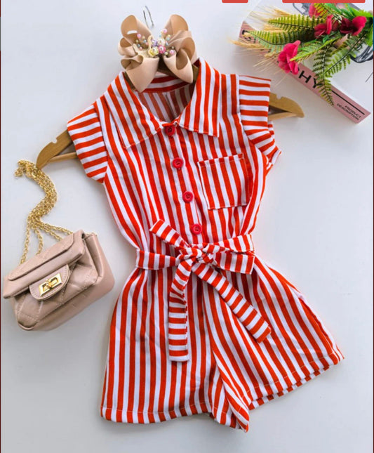 ES041 Striped Romper