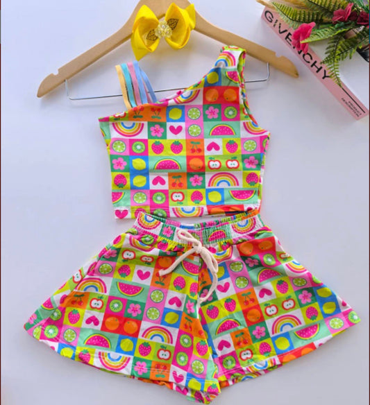 ES009- 2 piece short set
