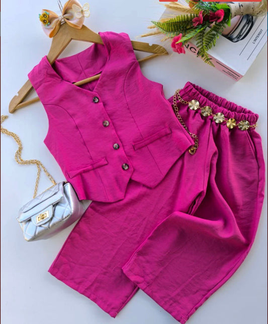 ES027 Hot Pink Set Pants