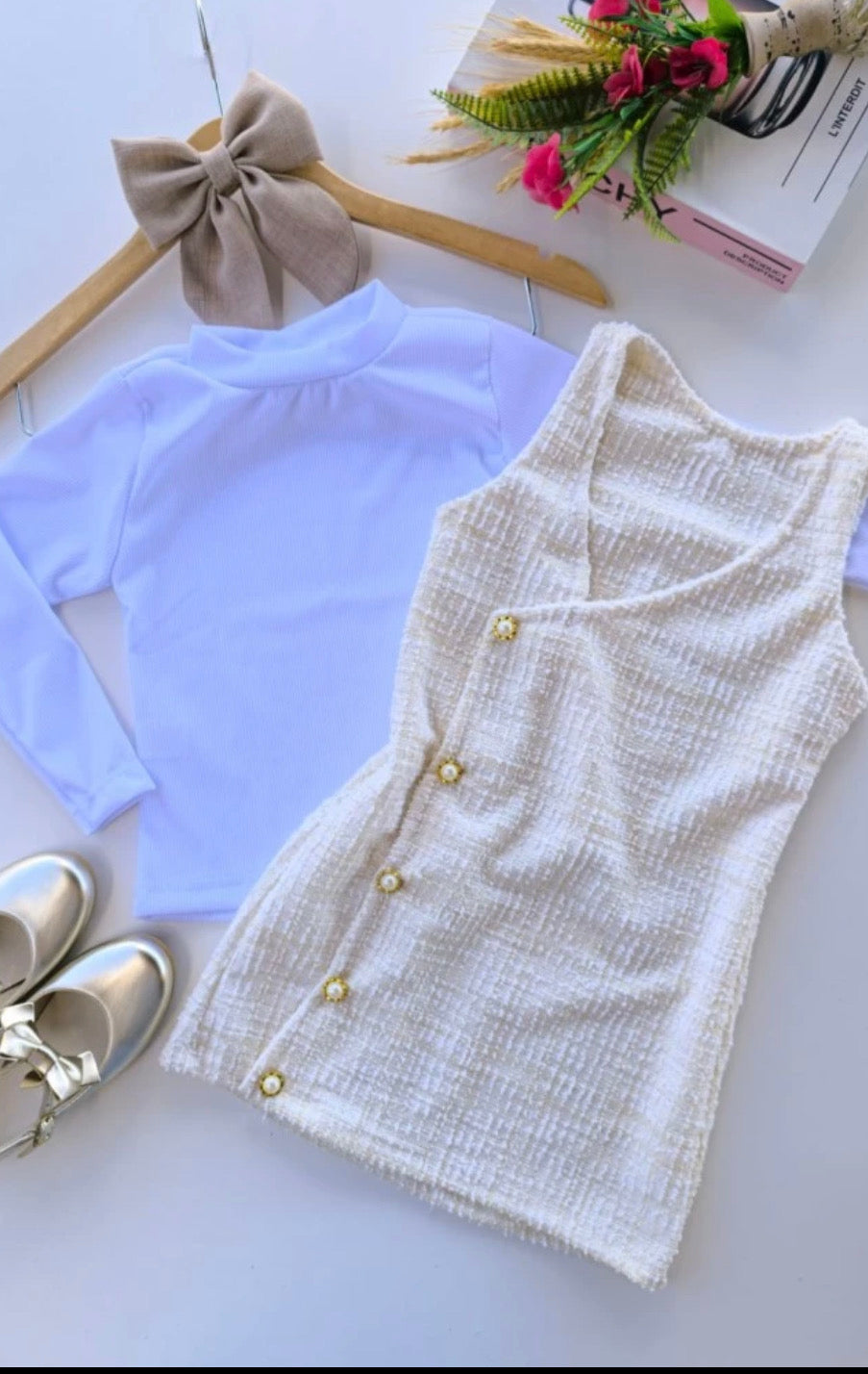 ES- 001 Dress with Long Sleeve Shirt